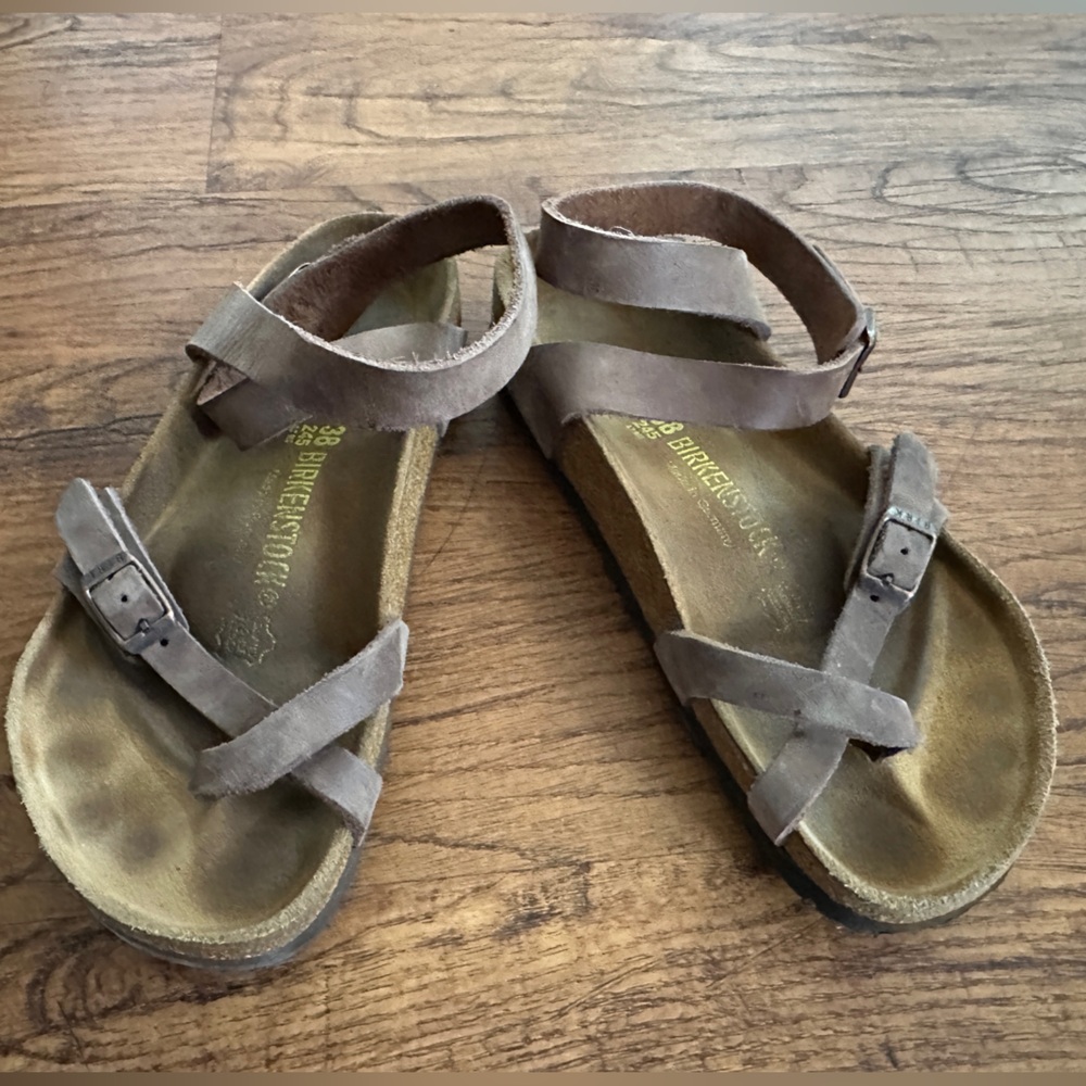 Birkenstock Brown Strap Sandals